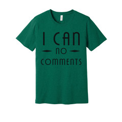 I Can No Comments Unisex Graphic Tee With Christian Message In Bold Clean Typefa