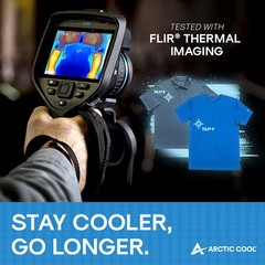 Men’s Crew Neck Instant Cooling Moisture Wicking Performance UPF 50+ Long Sle…