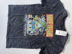 Marvel Villains Graphic Print Men’s Black T-Shirt Thanos Loki Ultron Size M