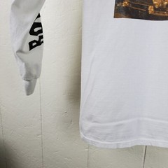 Boyz N The Hood Shirt Mens Medium White Crew Neck Long Sleeve Graphic Stretch