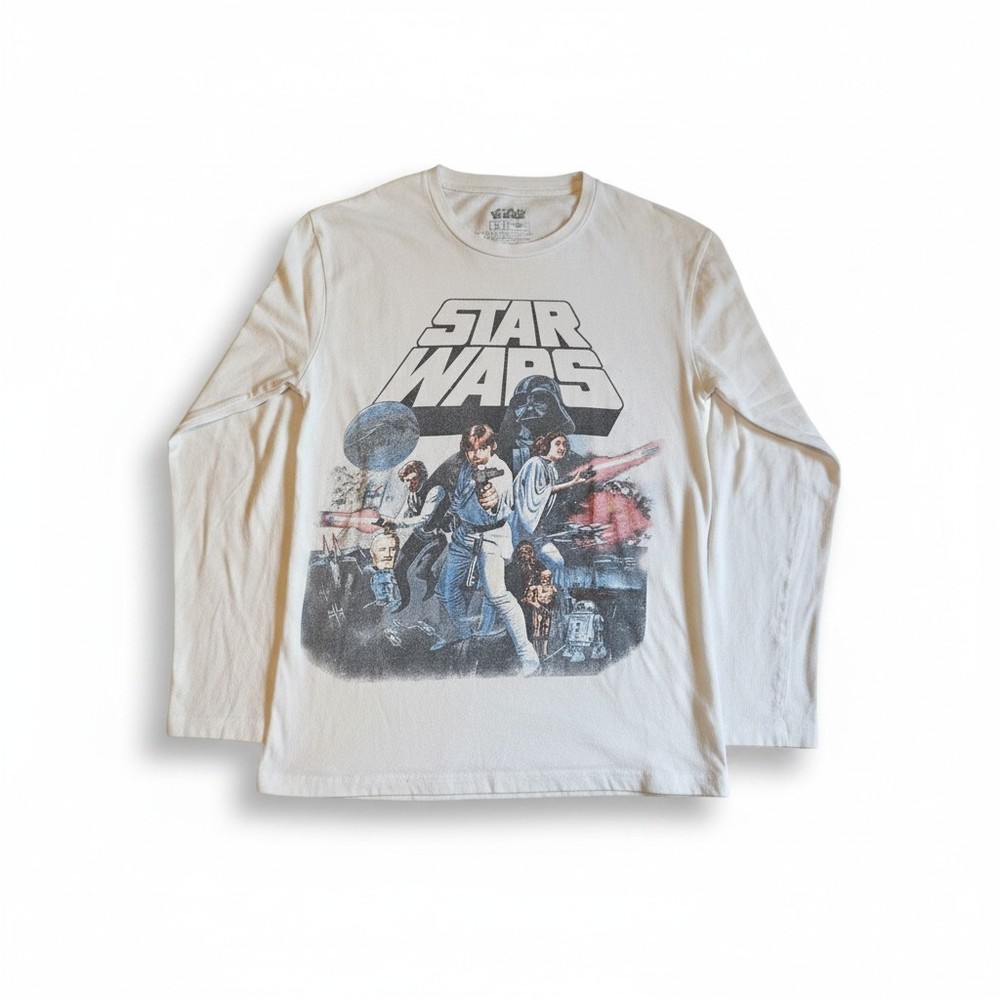 mens star wars long sleeve shirt small