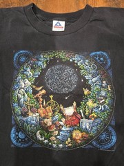 Vintage 1998 Bill Bell Astrologer Wizard Long Sleeve Graphic T-Shirt