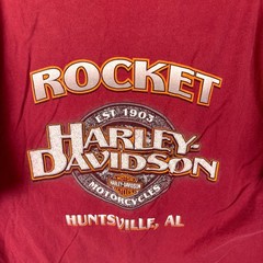 Rocket Harley Davidson Mens Shirt XL Huntsville Alabama Biker Grunge