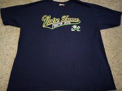 Notre Dame ND Irish College T Shirts Multiple Sizes, Brands, Styles To Choose
