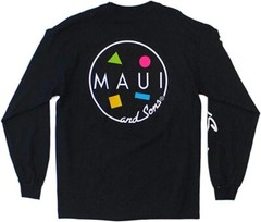 Maui and Sons Cookie Long Sleeve T-shirt – Brand New – 80s Style
