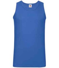 Pack of 1/3/5 Fruit of the Loom Plain Athletic Vest 100% Cotton – S-2XL
