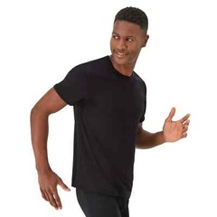 Hanes 3 Pack Moves X Temp Men’s Breathable Mesh Crewneck T-Shirt, Black/Grey 2XL