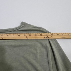 Mugsy Sage Green Cashmere Blend Long Sleeve Henley Shirt Mens Size Medium