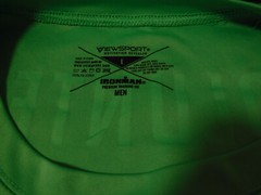 FC6 Viewsport Neon lime green Little Debbie Ironman Volunteer Shirt Sz Lg