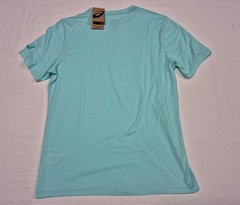 Asics Mens Stripe SS Training Running Gym Sports shirt Sea Green Size Large