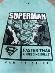 Superman Faster Than A Speeding Bullet Adult Small T Shirt New with Tags