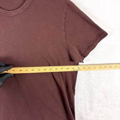 Buck Mason Tshirt Mens M Brown Slub Curve Hem Preppy Classic Huckberry USA