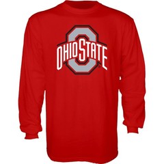 Blue 84 Mens Ohio State Buckeyes Long Sleeve T Shirt Team Color Icon Ohio State