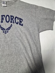 Air Force T-Shirt Men’s XL Gray Arched Logo Short Sleeve Military Style Tee