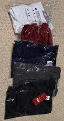 Performance Long Sleeve T Shirt Micro Mesh Fabric Style #MS90 NWT Lot Of 5 Small
