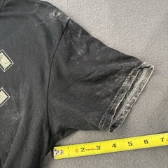 AC/DC Shirt British Tour ’82 Black Distressed Medium 2017 Reprint