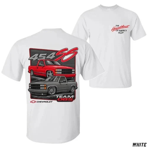 Chevy OBS 454SS T-Shirt, Team OBS Red & Black Pickup