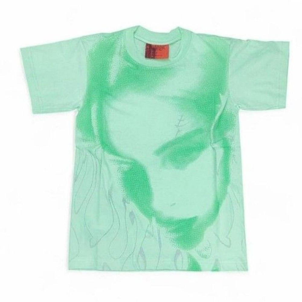 Billie Eilish Blohsh “Photo Booth” Sample Tee – Secret Rare Pastel Green