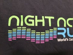 Night Nation Run The Running Music Festival Adult Small Black TShirt