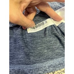 Quince Mesh Performance Training Tee Heather Blue Men’s Medium Athleisure Sport