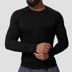 Men’s Long Sleeve Sports T-Shirt Classic Casual Slim Round Neck Shirts