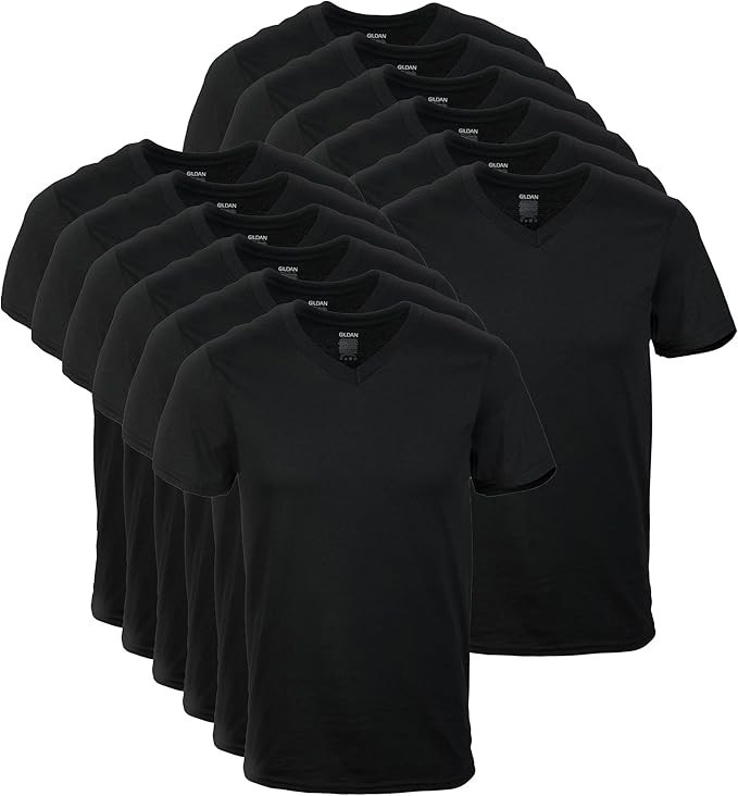 Gildan Men’s V-Neck T-Shirts, Multipack, Style G1103