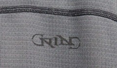 GRIND Gym T-Shirt Workout Fitness Dri Fit Size Medium Gray/ Burgundy