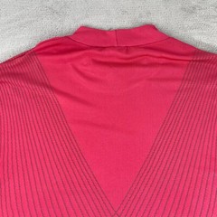 Nike Tiger Woods T Shirt Men Large Pink Geometric Performance Short Sleeve Golf