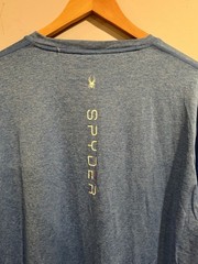 New Spyder XL Swim Men’s Long Sleeve T-Shirt UPF50+ Swim Rash Guard Blue