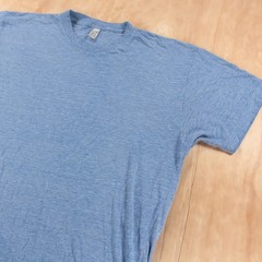 AMERICAN APPAREL 50/25/25 The Track Shirt blank t-shirt XL vtg y2k indie sleaze