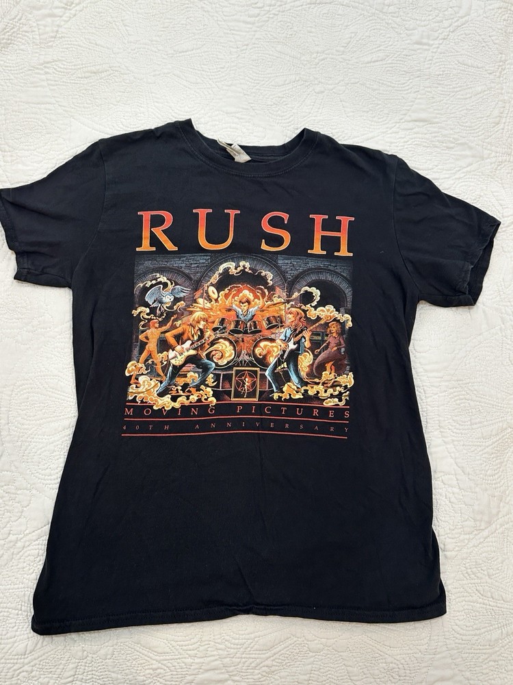 RUSH Moving Pictures 40Th Anniversary 1981- 2021 T-Shirt Size M Epic Graphic
