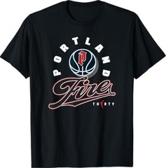 WNBA 30th Anniversary Boardwalk Portland Fire T-Shirt