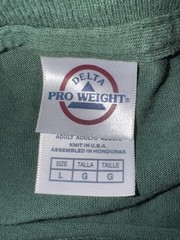 Rás na hÉireann USA 5K event green t-shirt 2007 Adult Size Large Somerville, MA