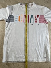 Tommy Hilfiger Men’s Size Small Flag Colorful Short Sleeve T-Shirt 100 Cotton S