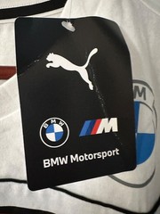 Puma BMW Motorsport White Logo Shirt Men’s XXL NEW with TAGS