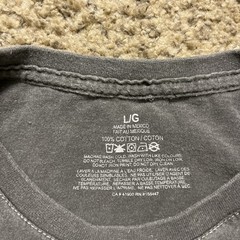 Men’s L/G Gray Short Sleeve Crew Neck Cotton Jersey Michelangelo Graphic Tee
