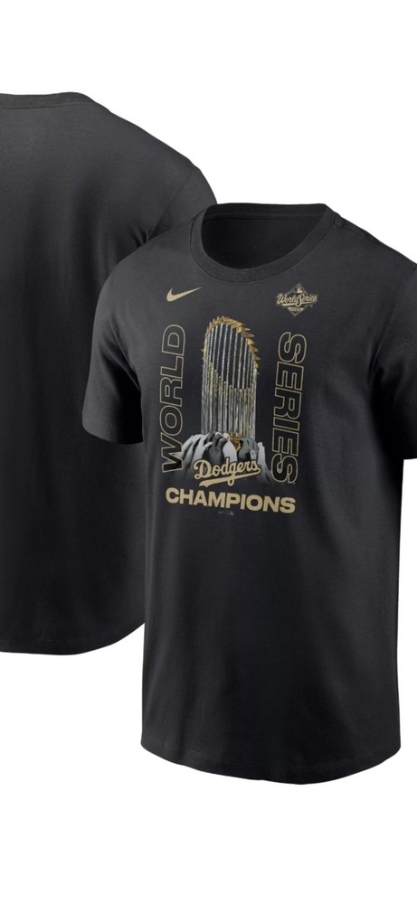 NWT Los Angeles Dodgers Nike 2025 World Series Champions Trophy Shirt Mens XXL