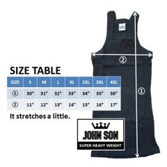 *[JOHN SON](Pack of 6)Men’s G-unit Tank Top Muscle Square Cut Super Heavy Weight