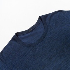 Lululemon Metal Vent Tech 2.0 Blue Crew Neck Long Sleeve Running T-Shirt L Large