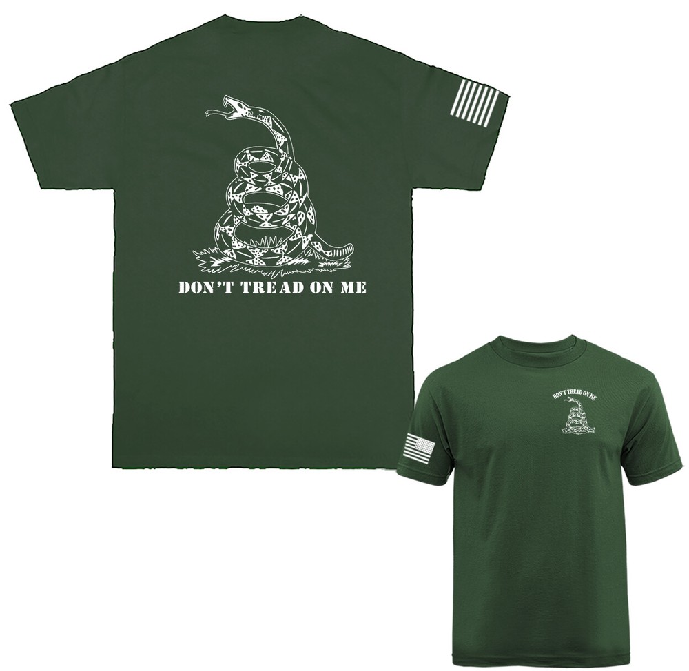Don’T Tread on Me US Flag American Pride Constitution Patriotic T-shirt