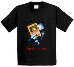 Here’s My Card Joker Dark Knight Text Funny T Shirt
