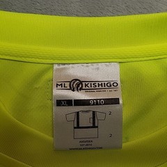 ML Kishigo Safety Shirt Mens XL Yellow Hi Vis Reflective ANSI 9110 Workwear