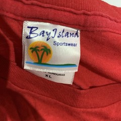 Bay Island Sportswear Mens Red Transformers T-Shirt XL Optimus Prime