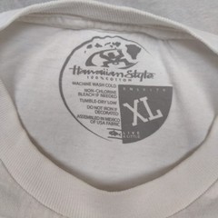 Hawaiian Style Ahi Tuna Fish Art T Shirt XL White Outdoor Deep Sea Fishing