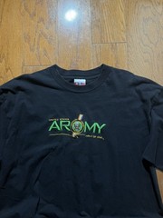 Vintage Stitched Embroidered T Shirt XL 90s USA Made Army Military Black Tee Y2K