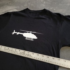 Helicopter Military Air Evac Emergency Chopper News Crew Small Black Silhouette