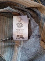 Salty Crew Men’s Striped Hooded Shirt Lightweight Sz M UV Protection