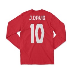 Canada Tribute 10 Graphic – J.David-Inspired 2-Sided Long Sleeve T-Shirt