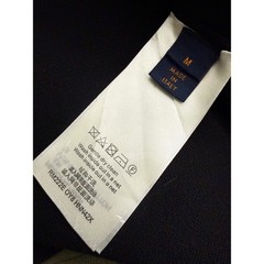 Louis Vuitton Mens Black Logo Knit T-Shirt RM222E OY8 HNN42X Made in Italy Sz M