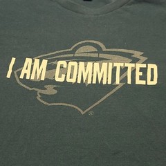 Minnesota Wilds I Am Committed The Comcert Tee District Green 2XL Pre-shrunk